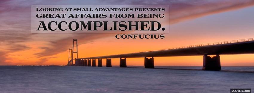Photo affairs being accomplished quote Facebook Cover for Free