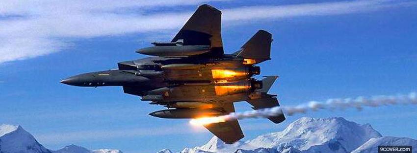 Photo shooting missile military war Facebook Cover for Free