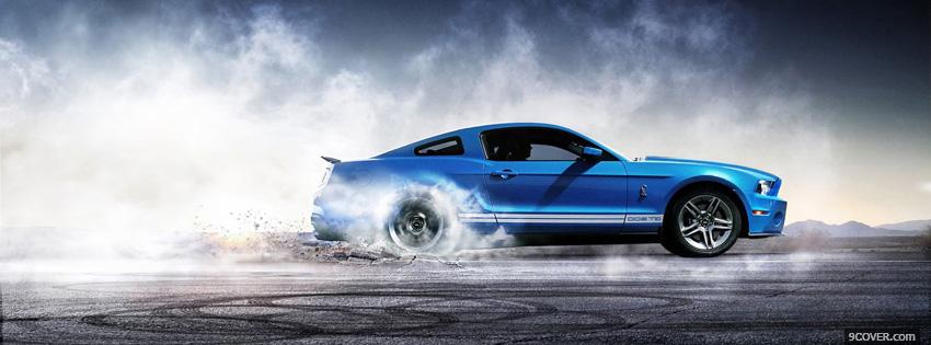 Photo Ford Mustang Facebook Cover for Free