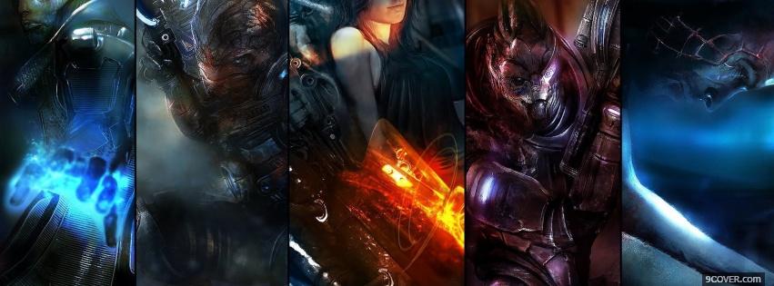 Photo Mass Effect 3 Facebook Cover for Free
