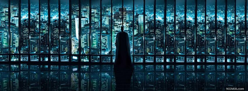 Photo Batman House View Facebook Cover for Free