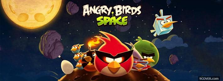 Photo Angry Birds Space Facebook Cover for Free