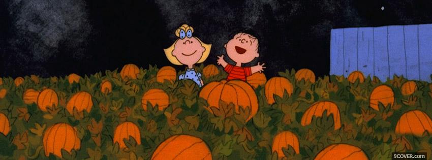 Photo The Great Pumpkin Halloween Facebook Cover for Free