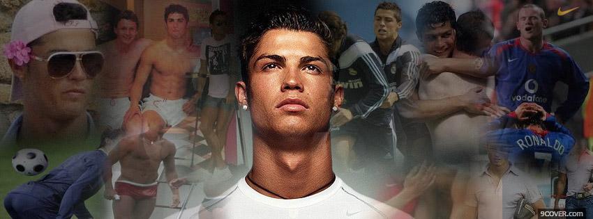Photo C Ronaldo Funny  Facebook Cover for Free