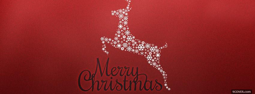 Photo Merry Christmas Facebook Cover for Free