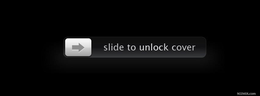 Photo Slide To Unlock Facebook Cover for Free