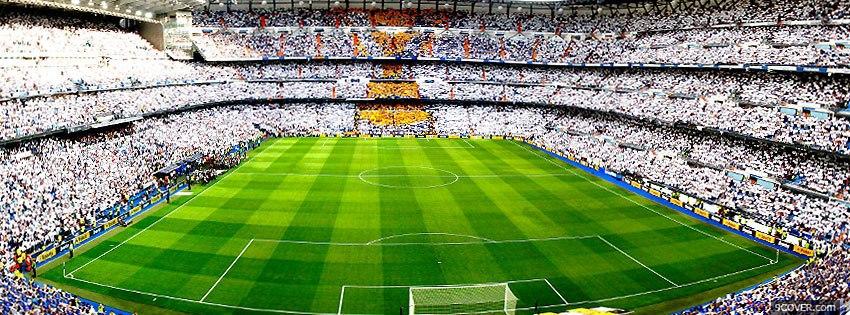 Photo Football Stade Facebook Cover for Free