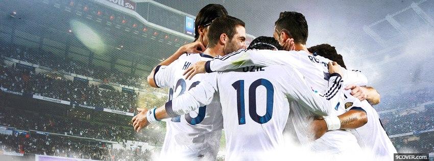 Photo Real Madrid Team  Facebook Cover for Free