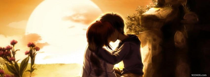 Love And Kiss Forever facebook cover