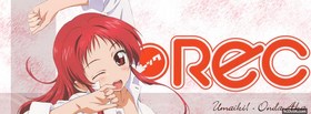 rec anime red hair facebook cover