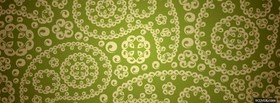 green abstract pattern facebook cover