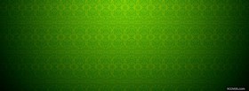 pop of green pattern facebook cover