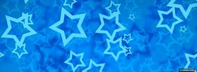 blue crown pattern facebook cover
