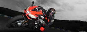 red aprilia rs4 moto facebook cover