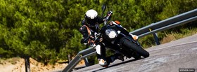 orange motorcycle outside facebook cover