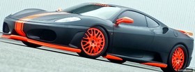 black and orange ferrari car facebook cover