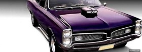 purple 1967 pontiac gto facebook cover