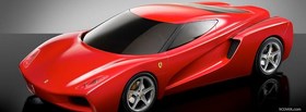 red ferrari design car facebook cover