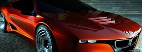 bmw m1 hommage car facebook cover