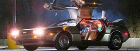 back to the future delorean cover back to the future delorean facebook cover