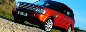 red range rover outdoors facebook cover