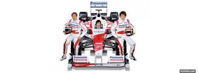 racecar drivers toyota facebook cover