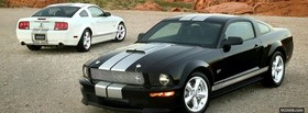two shelby mustang cars facebook cover