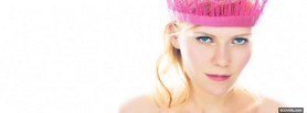 kirsten dunst with pink hat facebook cover