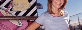 emma watson with grey shirt facebook cover