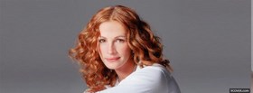 celebrity julia roberts curly red hair facebook cover