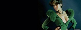 eva mendes in green dress facebook cover