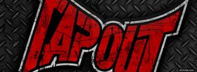 tapout red logo facebook cover