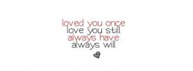 always will love you quotes facebook cover
