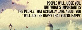 people will judge you quotes facebook cover
