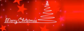 stars and christmas tree facebook cover