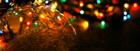 Christmas Tree Lights  facebook cover