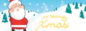 christmas colorful decorations facebook cover