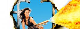 lucy liu in charlies angels facebook cover