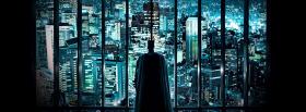movie batman looking at the city facebook cover