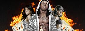 lil wayne fire and cards music facebook cover