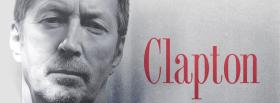 black and white clapton in red facebook cover