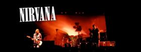 nirvana on stage playing music facebook cover