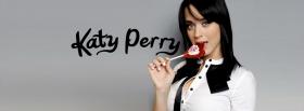katy perry with lollipop facebook cover