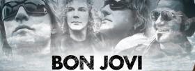 bon jovi band black and white facebook cover