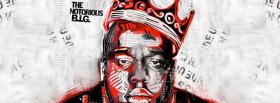 the notorious big red and black facebook cover