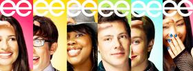 tv series glee characters facebook cover