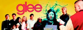 tv shows glee cast standing facebook cover