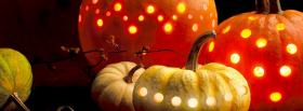 colorful halloween pumpkins facebook cover