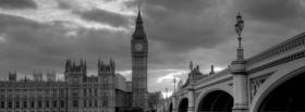 london black and white facebook cover