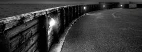black and white scenery facebook cover